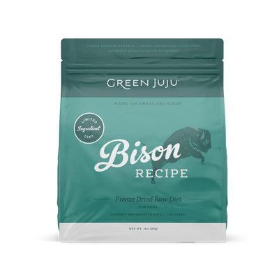 Green Juju Freeze-dried Raw Food | Bison - Food - Green Juju - Shop The Paw