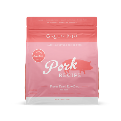 Green Juju Freeze-dried Raw Food | Pork - Food - Green Juju - Shop The Paw