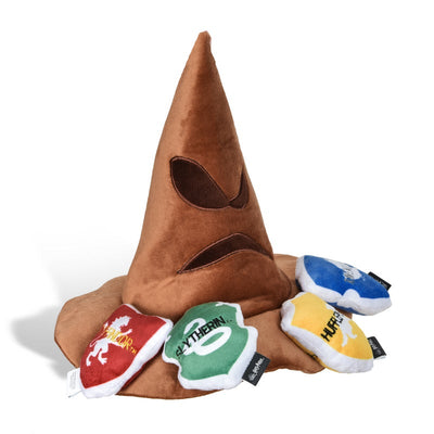 Harry Potter: 10" House Sorting Hat Burrow Dog Toy - Dog Toys - Harry Potter - Shop The Paw