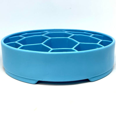 Sodapup - eBowl Enrichment Slow Feeder Bowl for Dogs - Honeycomb Blue - Toys - Sodapup - Shop The Paw