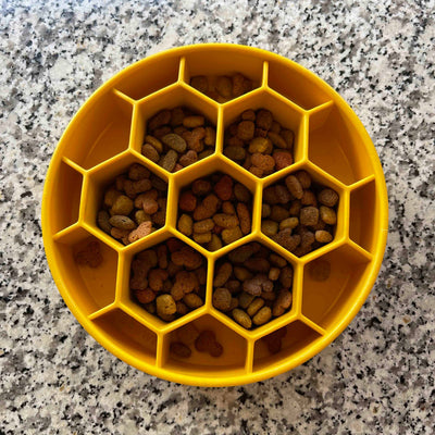 Sodapup - eBowl Enrichment Slow Feeder Bowl for Dogs - Honeycomb - Toys - Sodapup - Shop The Paw
