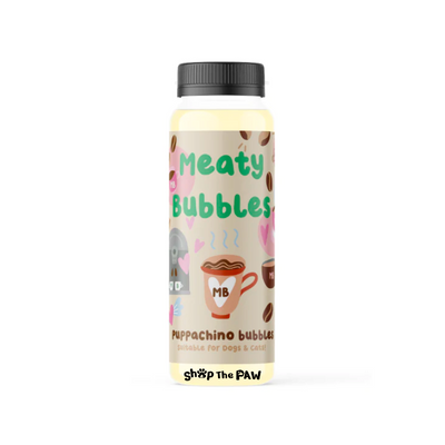 Meaty Bubbles - Puppachino Flavour - Dog Toys - Meaty Bubbles - Shop The Paw