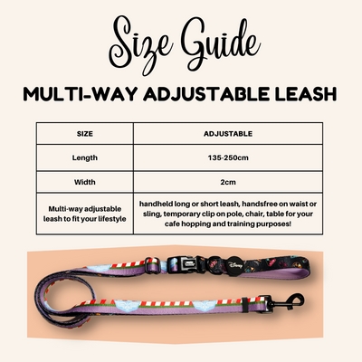 [PRE-ORDER] Disney Multi-way Adjustable Leash | Lady and The Tramp - Pet Leashes - Disney/Pixar - Shop The Paw