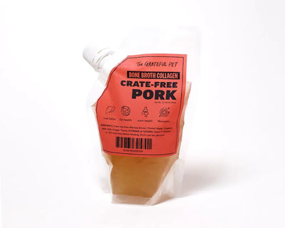 The Grateful Pet Bone Broth | Crate-free Pork Bone Collagen - Non-prescription Dog Food - The Grateful Pet - Shop The Paw