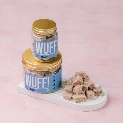 Wuff Freeze Dried Pet Treats - Rabbit Meat -- WUFF - Shop The Paw