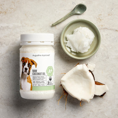 Augustine Approved Certified Organic Raw Coconut Oil for dogs & cats - Supplement - Augustine Approved - Shop The Paw