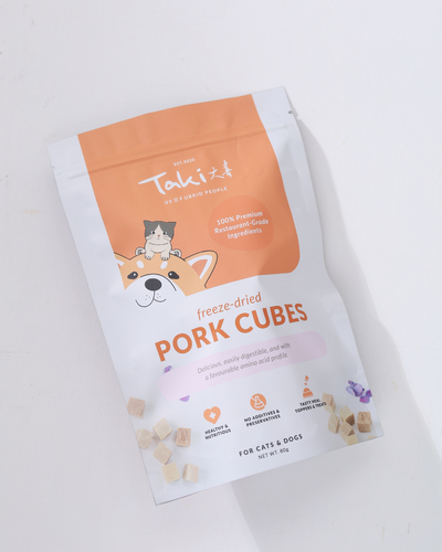 Taki Pets Pork Cubes (2 Types) - Dog Treats - Taki Pets - Shop The Paw