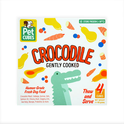 PetCubes Gently Cooked Dog Food - Crocodile - Food - PetCubes - Shop The Paw
