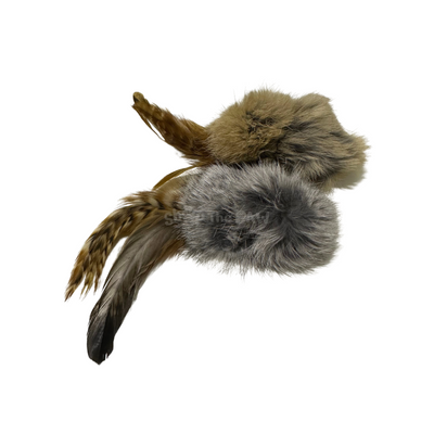 Shopthepaw Rabbit Furs & Feathers Cat Toys - Birbits - cat toys - shopthepaw - Shop The Paw