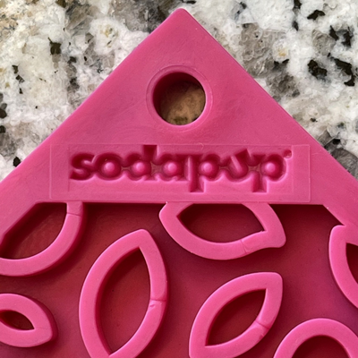 Sodapup - Flower e-mat (Enrichment Licking Mat) - Pink | Small - Toys - Sodapup - Shop The Paw