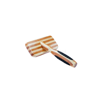 Bass Brushes Dematting Slicker Style Pet Brush (Striped | Soft Pin | 4 Sizes) - Grooming - Bass Brushes - Shop The Paw