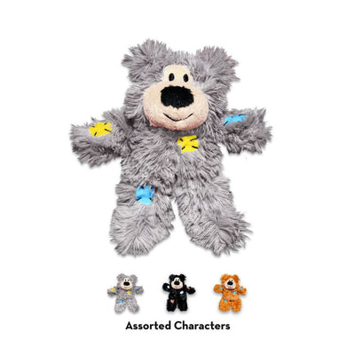 KONG Softies – Patchwork Bear Assorted Cat Toy - Toys - Kong - Shop The Paw