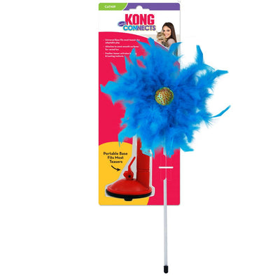 KONG Connects Switch Teaser – Feathers Cat Toy - Toys - Kong - Shop The Paw
