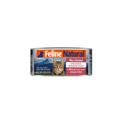Feline Natural Canned Chicken and Venison Feast - Food - Feline Natural - Shop The Paw