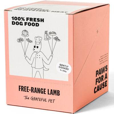 The Grateful Pet Cooked Dog Food | Free-Range Lamb - Non-prescription Dog Food - The Grateful Pet - Shop The Paw