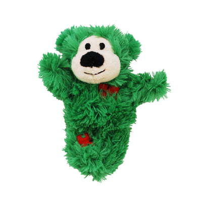 KONG Holiday – Softies Patchwork Bear Assorted Cat Toy - Toys - Kong - Shop The Paw