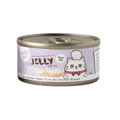 Jollycat Fresh White Meat Tuna & Chicken Breast in Jelly Cat Canned Food - Food - Jollycat - Shop The Paw