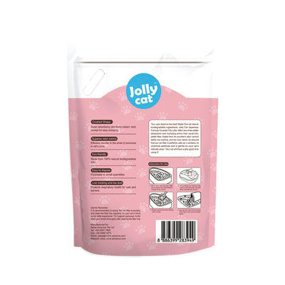 Jollycat Crushed Tofu Litter - Sakura 6L - Cat Litter - Jollycat - Shop The Paw