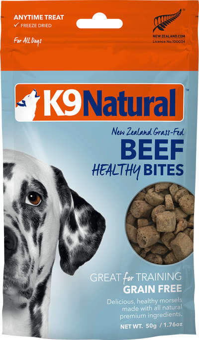K9 Natural Freeze Dried Beef Healthy Bites Treats | Supplement | K9 Natural - Shop The Paws