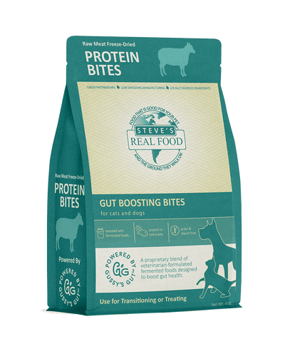Steve's Real Food Freeze Dried Fermented Gut Health Treats - Lamb Protein Bites - Dog Treats - Steve's Real Food - Shop The Paw