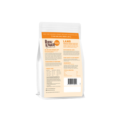 Raw Rawr Freeze Dried Raw Diet - Lamb | Food | Raw Rawr - Shop The Paws