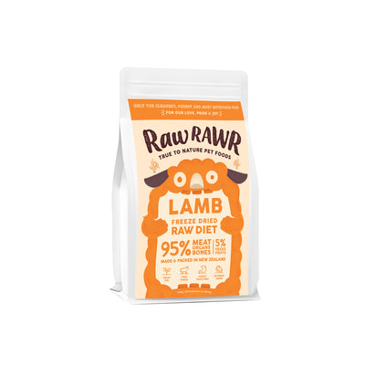 Raw Rawr Freeze Dried Raw Diet - Lamb | Food | Raw Rawr - Shop The Paws