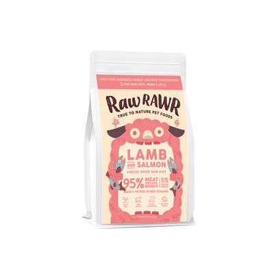 Raw Rawr Freeze Dried Raw Diet - Lamb and Salmon | Food | Raw Rawr - Shop The Paws