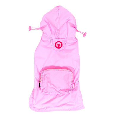 fabdog ® Packaway Raincoat | Light Pink - Dog Apparel - fabdog® - Shop The Paw