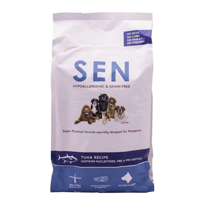 SEN Tuna Recipe Hypoallergenic & Grain Free Dog Food 2kg - Non-prescription Dog Food - SEN - Shop The Paw