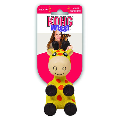 KONG Wiggi – Giraffe Dog Toy - Toys - Kong - Shop The Paw