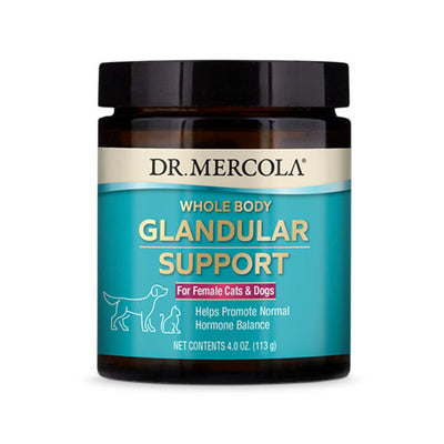 Dr Mercola Whole Body Glandular Support for Cats & Dogs - Female - Pet Vitamins & Supplements - Dr Mercola - Shop The Paw