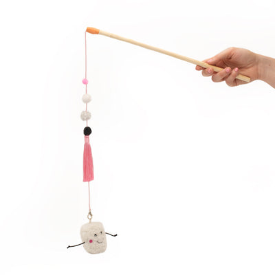 ZippyClaws ZippyStick - Marshmallow Cat Toys - cat toys - ZippyClaws - Shop The Paw