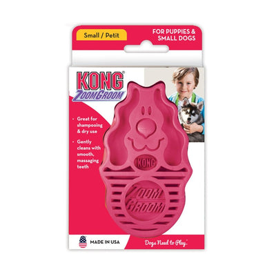 KONG Zoomgroom – Raspberry | Grooming | Kong - Shop The Paws