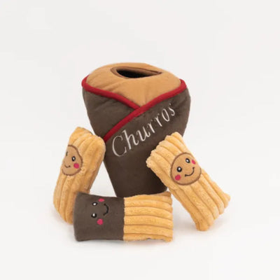 ZippyPaws Zippy Burrow - Churro Cone - Toys - ZippyPaws - Shop The Paw