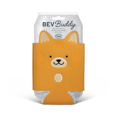 Howligans Bev Buddy - Cat Drink Sleeve - Orange Tabby - Can & Bottle Sleeves - Howligans - Shop The Paw