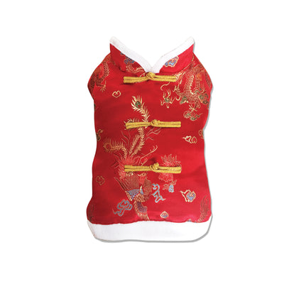 CNY Dragon Qibao - Dog Apparel - shopthepaw - Shop The Paw