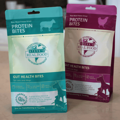 Steve's Real Food Freeze Dried Fermented Gut Health Treats - Lamb Protein Bites - Dog Treats - Steve's Real Food - Shop The Paw