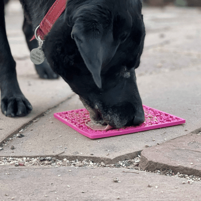 Sodapup - Jigsaw e-mat (Enrichment Licking Mat) - Pink - Toys - Sodapup - Shop The Paw