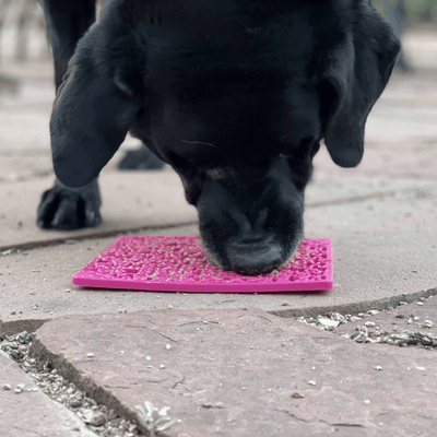 Sodapup - Jigsaw e-mat (Enrichment Licking Mat) - Pink - Toys - Sodapup - Shop The Paw