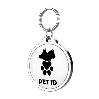 Bark Badge White Badge - Pet ID Tags - BARK BADGE - Shop The Paw