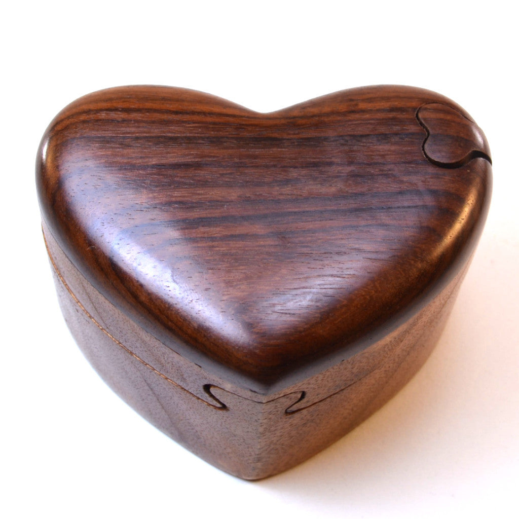 Puzzle Box Heart Puzzle Box, Hand Carved Wood – Dogwood ...