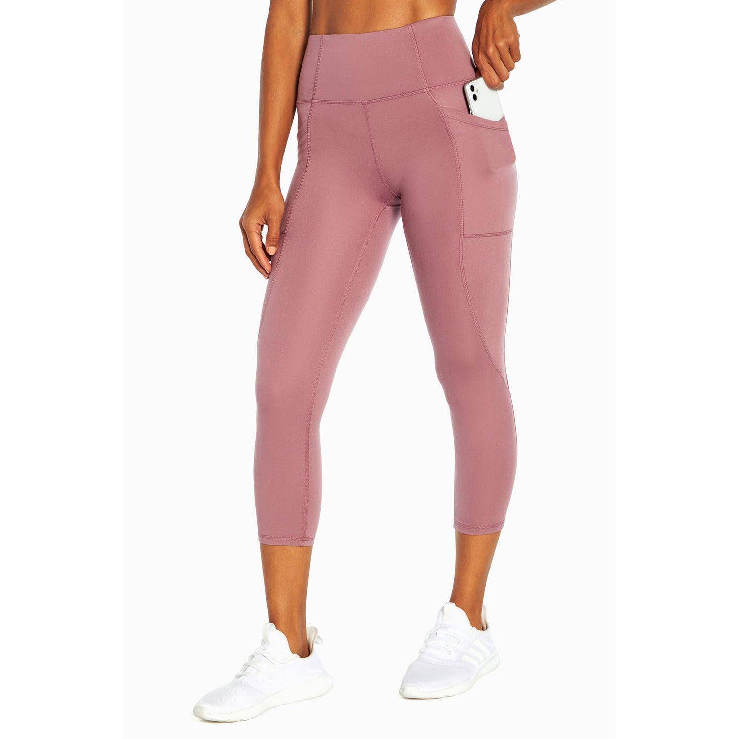 Danskin 1561 Women's Dark Gray Classic Supplex Body Fit Capri Legging -  Pink Princess