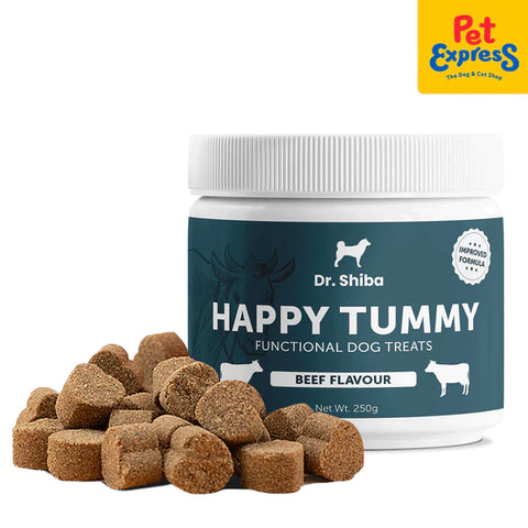 Dr. Shiba Happy Tummy Beef Dog Treats 250g