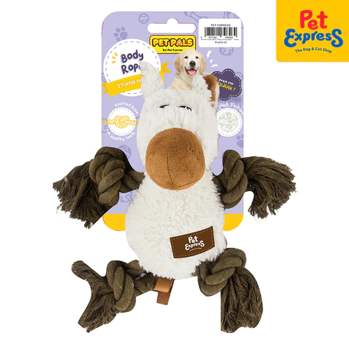 Pet Pals Animal Body Rope with Squeaker Toys