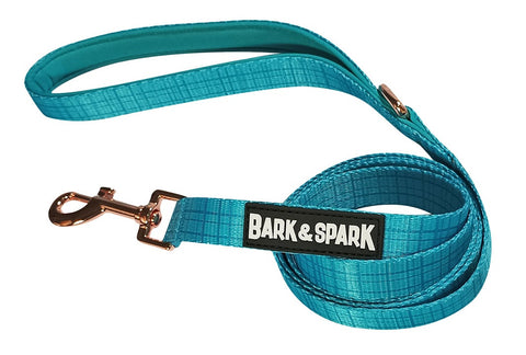 Bark and Spark Dog Leash Medium Oxford Blue