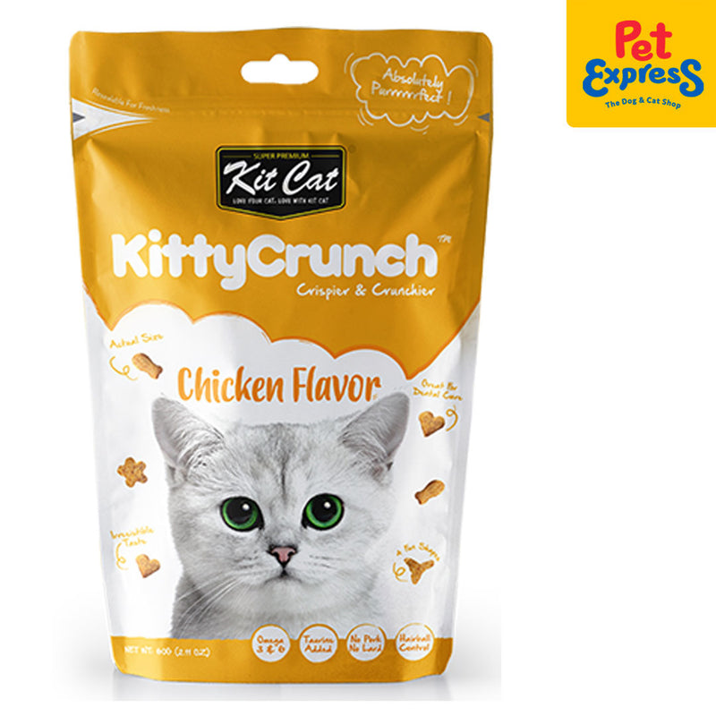 Kit Cat Kitty Crunch Chicken Cat Treats 60g