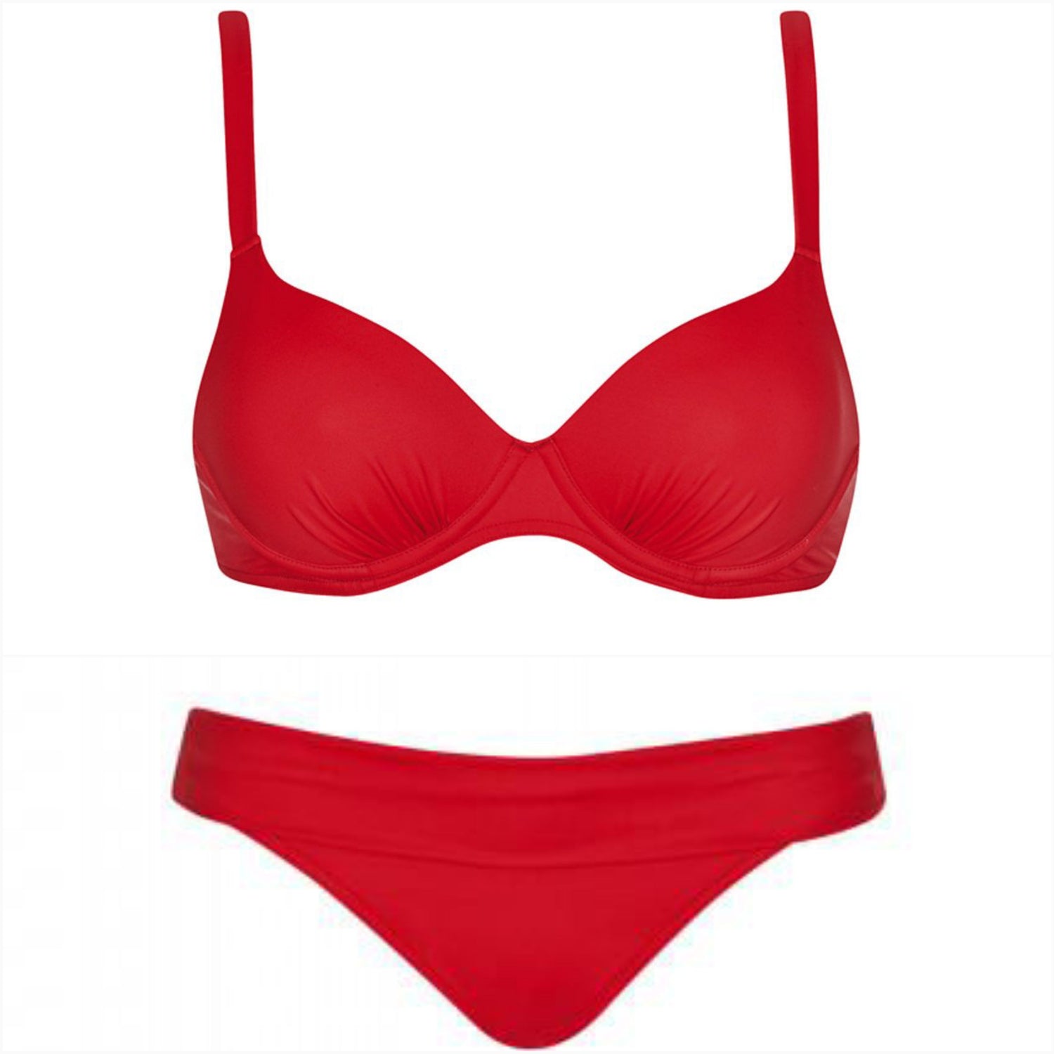 dramatisch Empirisch sarcoom Olympia voorgevormde Bikini met beugel - 31187 en 31202 - rood – Rebelle  Lingerie