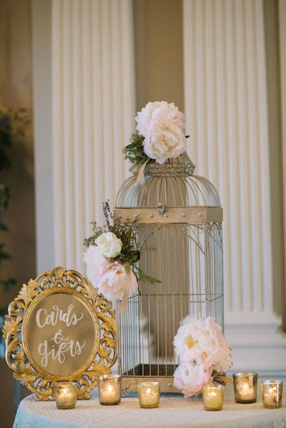 bird cage for wedding cards