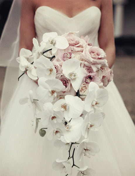 orchids cascading bouquet