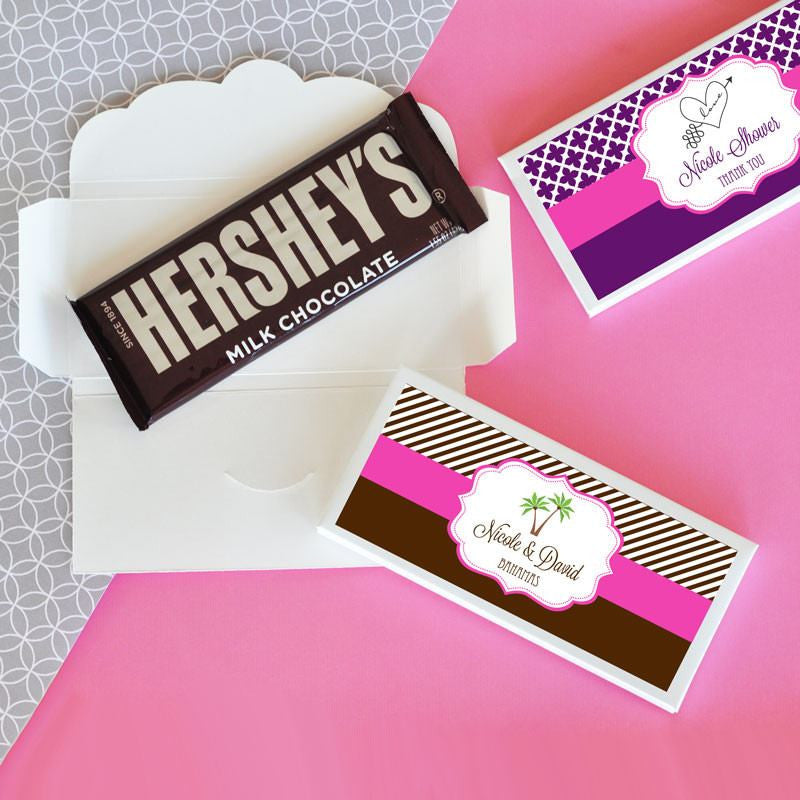 Personalized Chocolate Bar Wrappers for Wedding